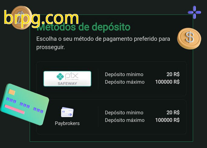 O cassino brpg.combet oferece uma grande variedade de métodos de pagamento