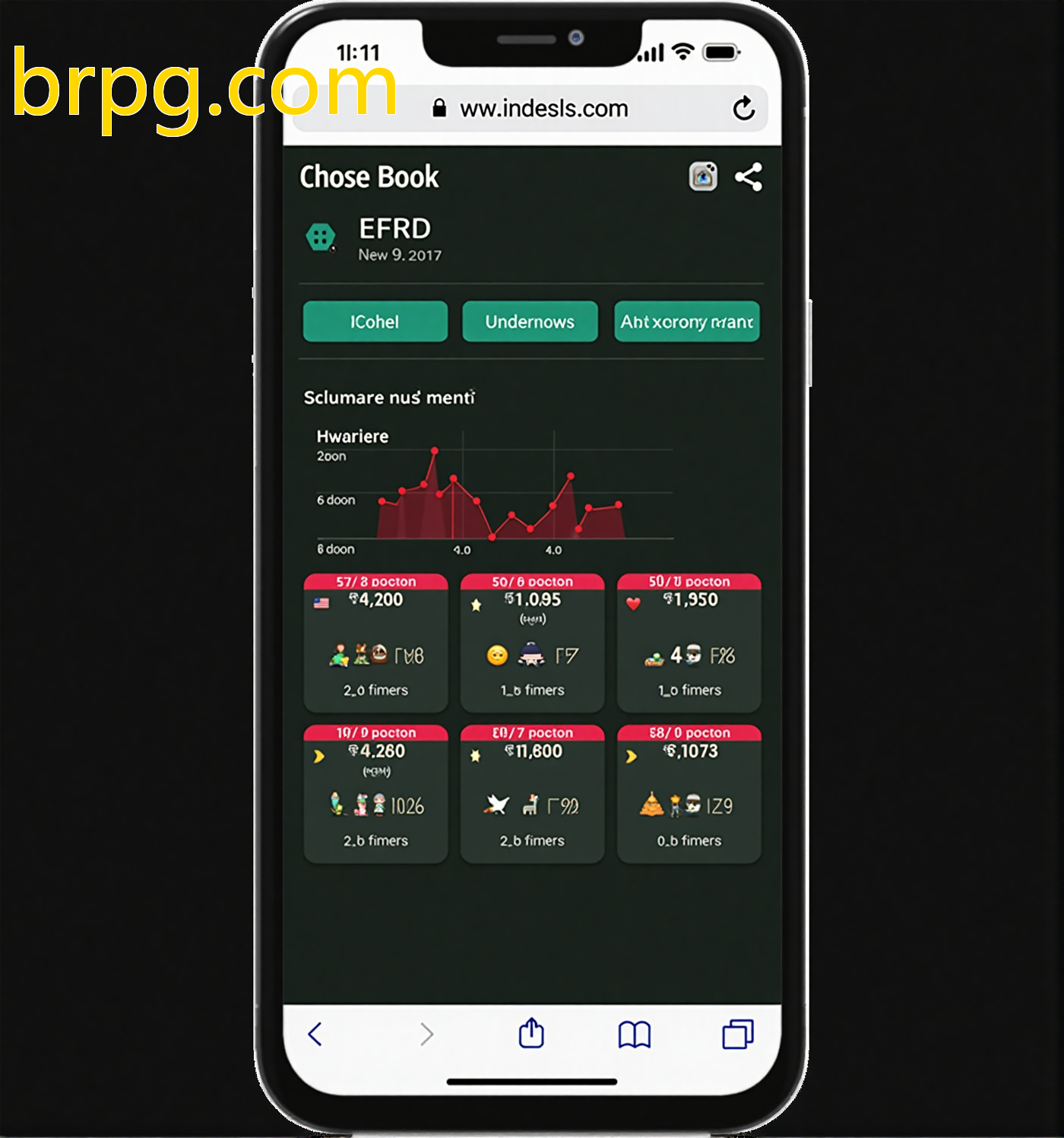 Baixe o aplicativo brpg.com para jogar a qualquer momento