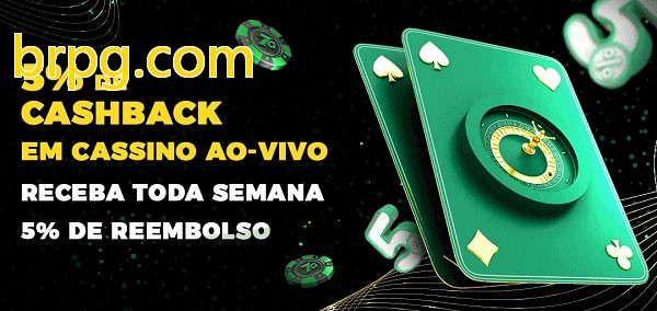Promoções do cassino ao Vivo brpg.com